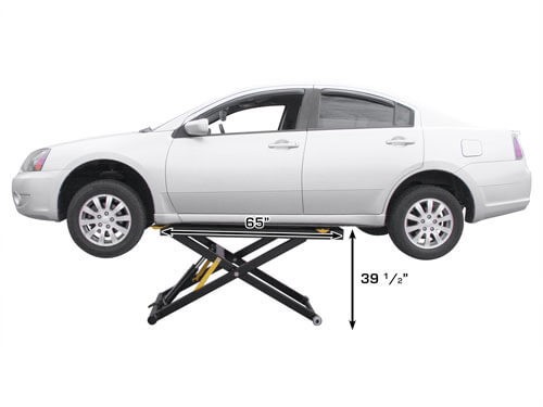 Lift King Portable MR-06 Mid-Rise Scissor Lift Image 17 - Hero Hoists QLD