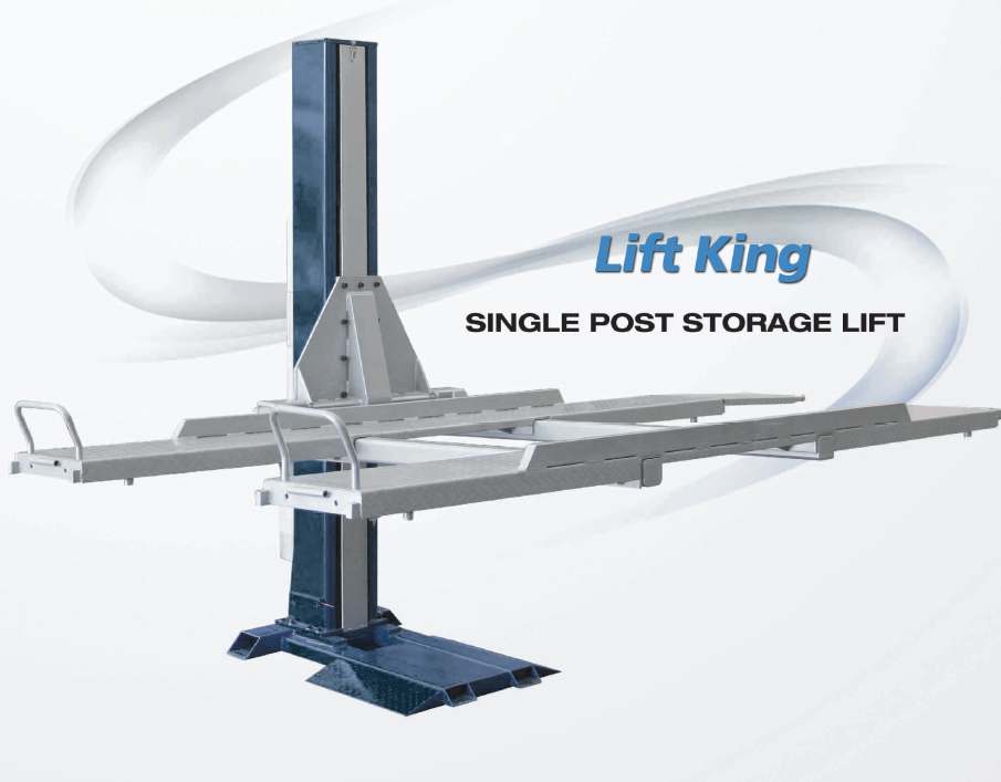 Lift King Single Post Car Parking Hoist