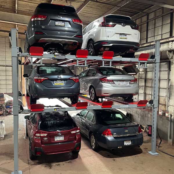 6 Car Stackers Hoists